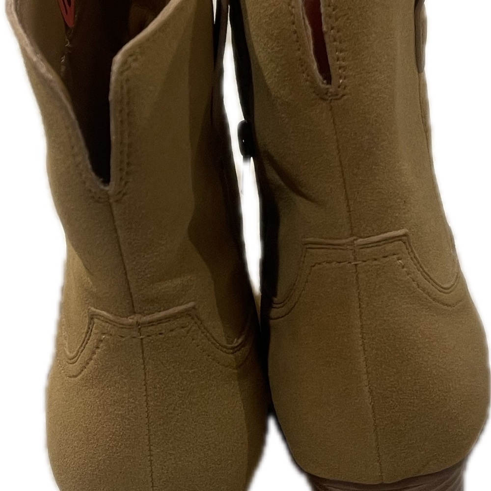 MIA Tan Heeled Boots - Picture 3 of 6